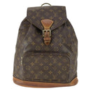 LOUIS VUITTON Monogram Montsouris GM Backpack M51135 LV Auth BA9987-13
