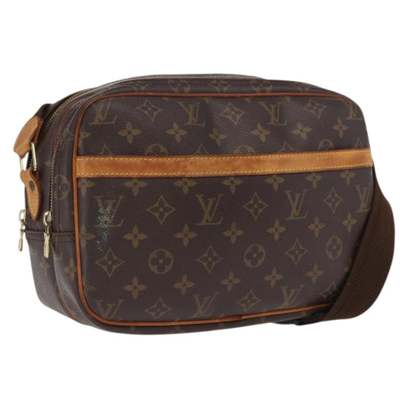 LOUIS VUITTON Monogram Reporter PM Shoulder Bag M45254 LV Auth BA9989
