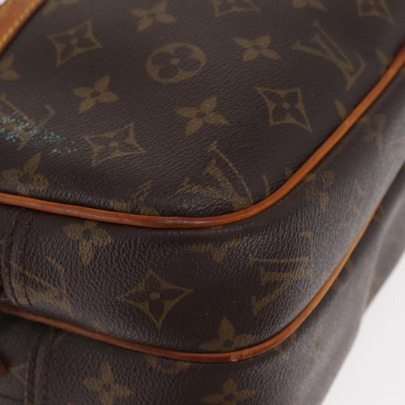 LOUIS VUITTON Monogram Reporter PM Shoulder Bag M45254 LV Auth BA9989