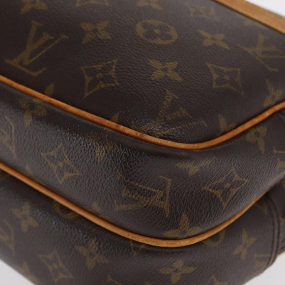 LOUIS VUITTON Monogram Reporter PM Shoulder Bag M45254 LV Auth BA9990