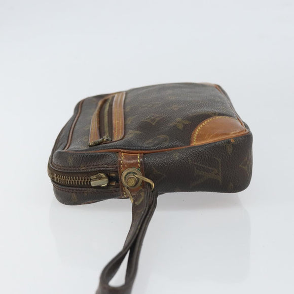 LOUIS VUITTON Monogram Marly Dragonne GM Clutch Bag M51825 LV Auth BA9994