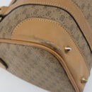 GUCCI Micro GG Supreme Hand Bag PVC Beige Gold Auth BAZ005A-13