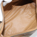 GUCCI Micro GG Supreme Hand Bag PVC Beige Gold Auth BAZ005A-17