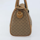 GUCCI Micro GG Supreme Hand Bag PVC Beige Gold Auth BAZ005A-4