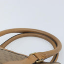 GUCCI Micro GG Supreme Hand Bag PVC Beige Gold Auth BAZ005A-8