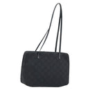 GUCCI GG Canvas Hand Bag Black Silver 000 0815 Auth BAZ008A-1