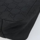 GUCCI GG Canvas Hand Bag Black Silver 000 0815 Auth BAZ008A-10