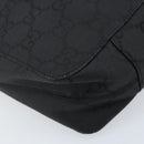 GUCCI GG Canvas Hand Bag Black Silver 000 0815 Auth BAZ008A-13