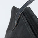 GUCCI GG Canvas Hand Bag Black Silver 000 0815 Auth BAZ008A-16