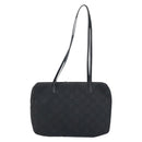 GUCCI GG Canvas Hand Bag Black Silver 000 0815 Auth BAZ008A-2