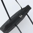 GUCCI GG Canvas Hand Bag Black Silver 000 0815 Auth BAZ008A-6