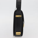 GUCCI Hand Bag Leather Black Gold Auth BAZ009-4