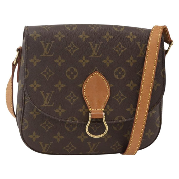 LOUIS VUITTON Monogram Saint Cloud GM Shoulder Bag M51242 LV Auth BAZ011