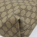 GUCCI GG Supreme Web Sherry Line Tote Bag PVC Beige 39 02 003 Auth BAZ015-16