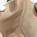 GUCCI GG Supreme Web Sherry Line Tote Bag PVC Beige 39 02 003 Auth BAZ015-19