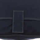 FENDI Mamma Baguette Hand Bag Canvas Navy Silver Auth BAZ024-18