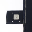 FENDI Mamma Baguette Hand Bag Canvas Navy Silver Auth BAZ024-19