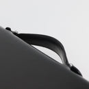 LOEWE Business Bag Leather Black Silver Auth BAZ025-8