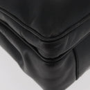 PRADA Business Bag Leather Black Silver Auth BAZ026-9