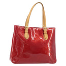 LOUIS VUITTON Monogram Vernis Brentwood Bag Pomme D'amour M91989 LV Auth BAZ027A-1