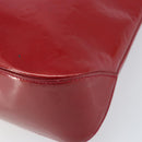 LOUIS VUITTON Monogram Vernis Brentwood Bag Pomme D'amour M91989 LV Auth BAZ027A-14