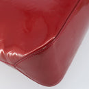 LOUIS VUITTON Monogram Vernis Brentwood Bag Pomme D'amour M91989 LV Auth BAZ027A-15
