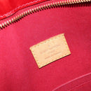 LOUIS VUITTON Monogram Vernis Brentwood Bag Pomme D'amour M91989 LV Auth BAZ027A-18