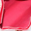 LOUIS VUITTON Monogram Vernis Brentwood Bag Pomme D'amour M91989 LV Auth BAZ027A-11