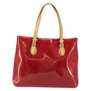 LOUIS VUITTON Monogram Vernis Brentwood Bag Pomme D'amour M91989 LV Auth BAZ027A-2