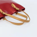 LOUIS VUITTON Monogram Vernis Brentwood Bag Pomme D'amour M91989 LV Auth BAZ027A-7