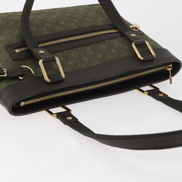 LOUIS VUITTON Monogram Mini Lucille PM Hand Bag TST Khaki M92682 LV Auth BAZ029