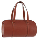 LOUIS VUITTON Epi Soufflot Hand Bag Brown M52223 LV Auth BAZ030A-1