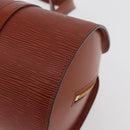 LOUIS VUITTON Epi Soufflot Hand Bag Brown M52223 LV Auth BAZ030A-11