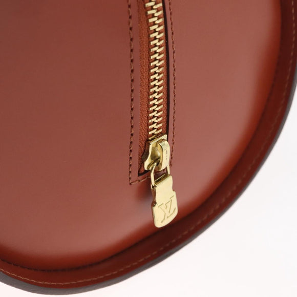 LOUIS VUITTON Epi Soufflot Hand Bag Brown M52223 LV Auth BAZ030A