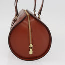 LOUIS VUITTON Epi Soufflot Hand Bag Brown M52223 LV Auth BAZ030A-5