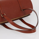 LOUIS VUITTON Epi Soufflot Hand Bag Brown M52223 LV Auth BAZ030A-7