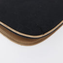 GUCCI GG Canvas Shoulder Bag Black Gold Auth BAZ042-15
