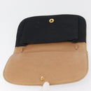 GUCCI GG Canvas Shoulder Bag Black Gold Auth BAZ042-9
