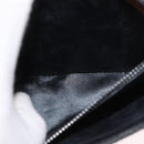 GUCCI GG Canvas Shoulder Bag Black Gold Auth BAZ042-12
