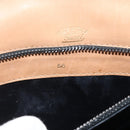 GUCCI GG Canvas Shoulder Bag Black Gold Auth BAZ042-20
