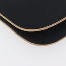 GUCCI GG Canvas Shoulder Bag Black Gold Auth BAZ042-7