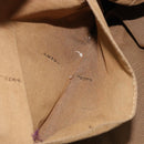 FENDI Zucca Canvas Tote Bag Black Brown Auth BAZ045-20