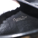 Christian Dior Trotter Canvas Shoulder Bag Navy Gold Auth BAZ047-11