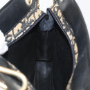 Christian Dior Trotter Canvas Shoulder Bag Navy Gold Auth BAZ047-19