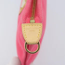 LOUIS VUITTON Antigua Pochette Plat GM Clutch Bag Pink M40065 LV Auth BAZ056A-8