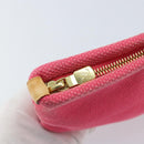 LOUIS VUITTON Antigua Pochette Plat GM Clutch Bag Pink M40065 LV Auth BAZ056A-10