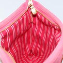 LOUIS VUITTON Antigua Pochette Plat GM Clutch Bag Pink M40065 LV Auth BAZ056A-17