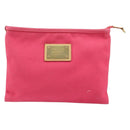LOUIS VUITTON Antigua Pochette Plat GM Clutch Bag Pink M40065 LV Auth BAZ056A-13