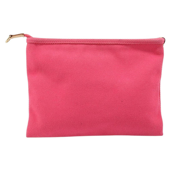 LOUIS VUITTON Antigua Pochette Plat GM Clutch Bag Pink M40065 LV Auth BAZ056A