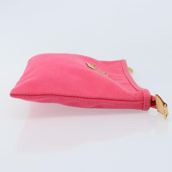 LOUIS VUITTON Antigua Pochette Plat GM Clutch Bag Pink M40065 LV Auth BAZ056A